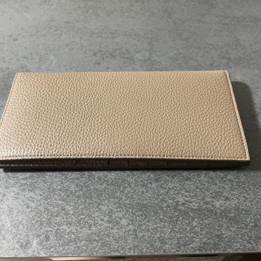 ボナベンチュラ　長財布　エトープ　シュリンクレザー　小銭入れなし　シンプル