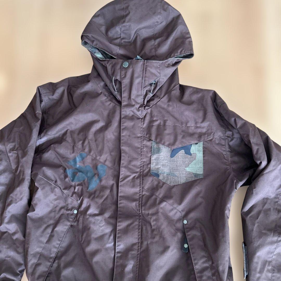 スノーボードウェア Mサイズ ダークブラウン