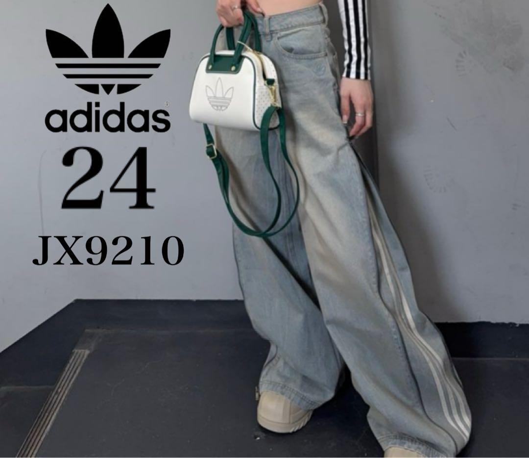 りーたん様　新品24 】ADILENIUMシーズンジップウォッシュドデニムパンツ