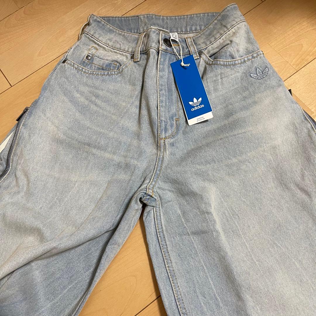 りーたん様　新品24 】ADILENIUMシーズンジップウォッシュドデニムパンツ