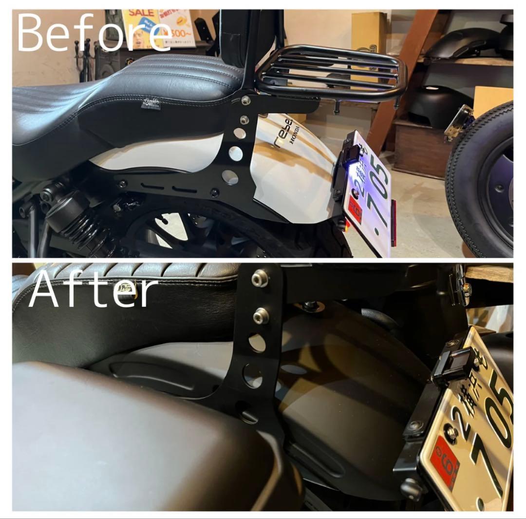 製Rebel250リアフェンダーカバー