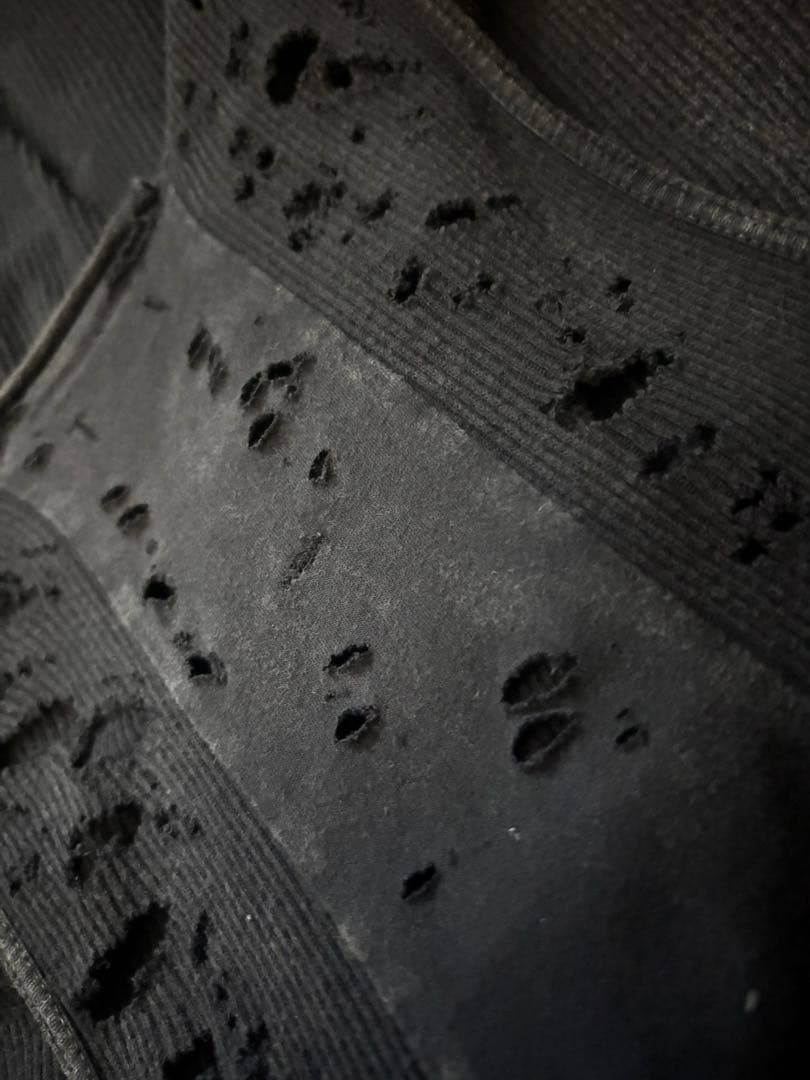 トップス LGB destroy back cross tank top