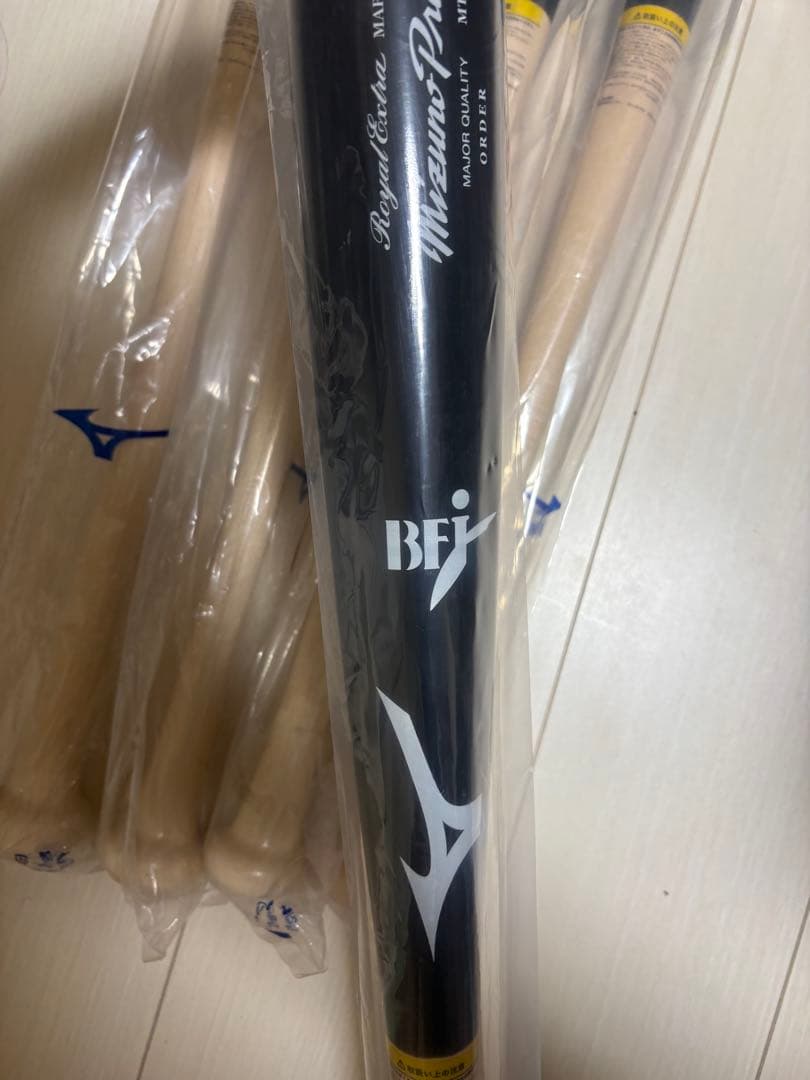 ワ*ン様 ミズノ 硬式　木製バット 5本セット