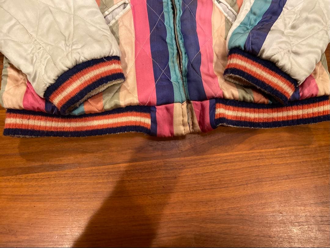 テーラー東洋「別珍×サテンキルト」リバーシブルスペシャルスカジャン　港商