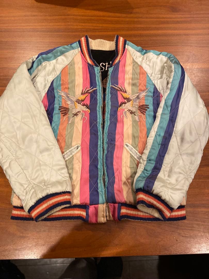 テーラー東洋「別珍×サテンキルト」リバーシブルスペシャルスカジャン　港商