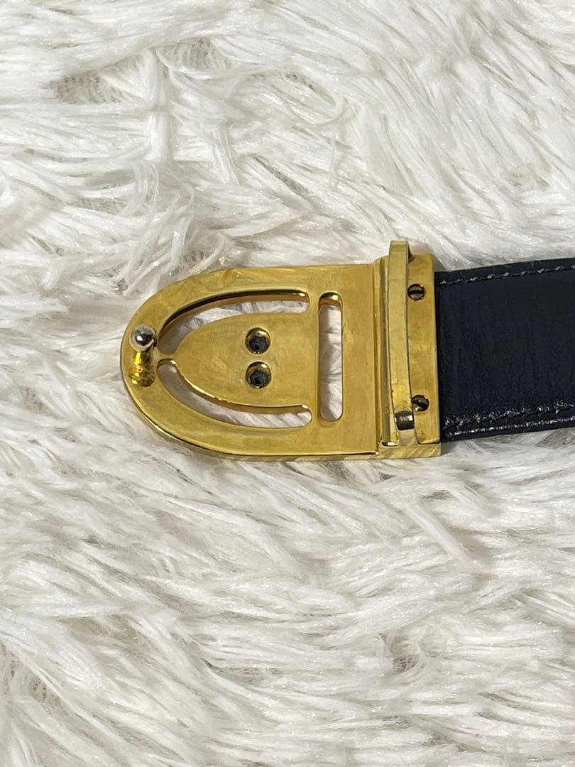 CELINE セリーヌ マカダム柄 本革　レザーベルト トリオンフ　イタリア製