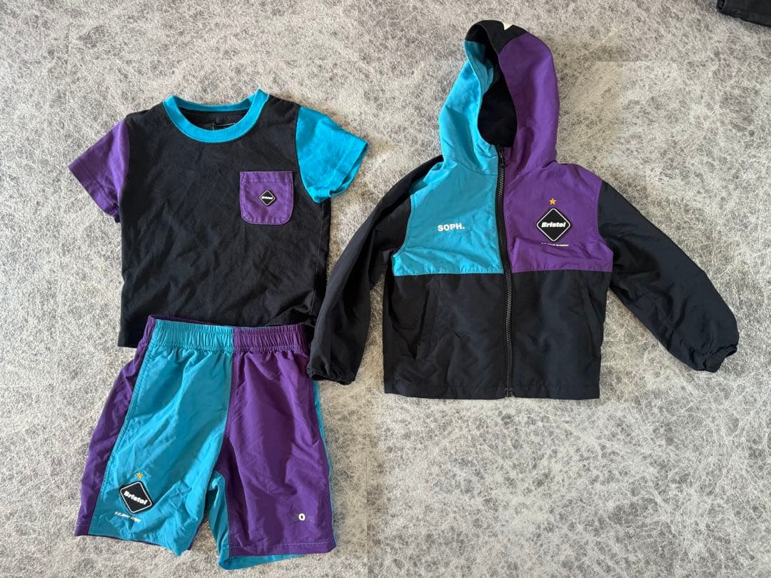 Bristol ブリストル　キッズ　3点　Tシャツ　半ズボン　上着　kids