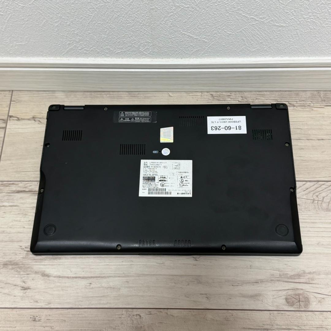 薄軽量 11世代 Core i5 国産 LIFEBOOK 8G 256G 顔認証