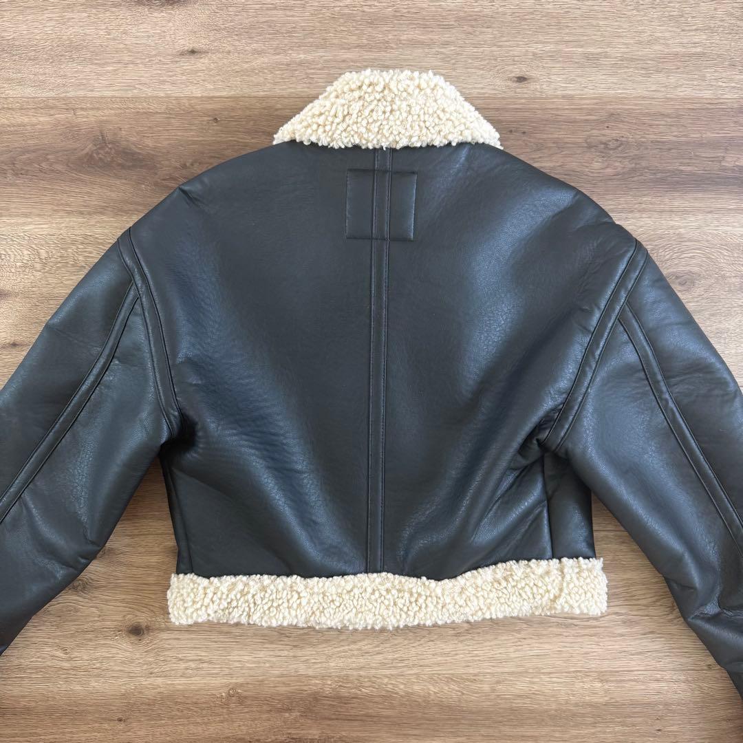 ZARA レザージャケット　ボアジャケット　ライダース