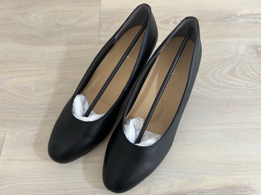 moka様●VIRINA●ヴィリーナ ネセサリーパンプス 黒 24.5 お受験