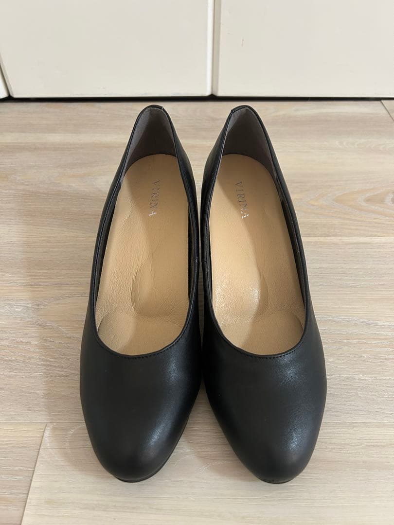 moka様●VIRINA●ヴィリーナ ネセサリーパンプス 黒 24.5 お受験