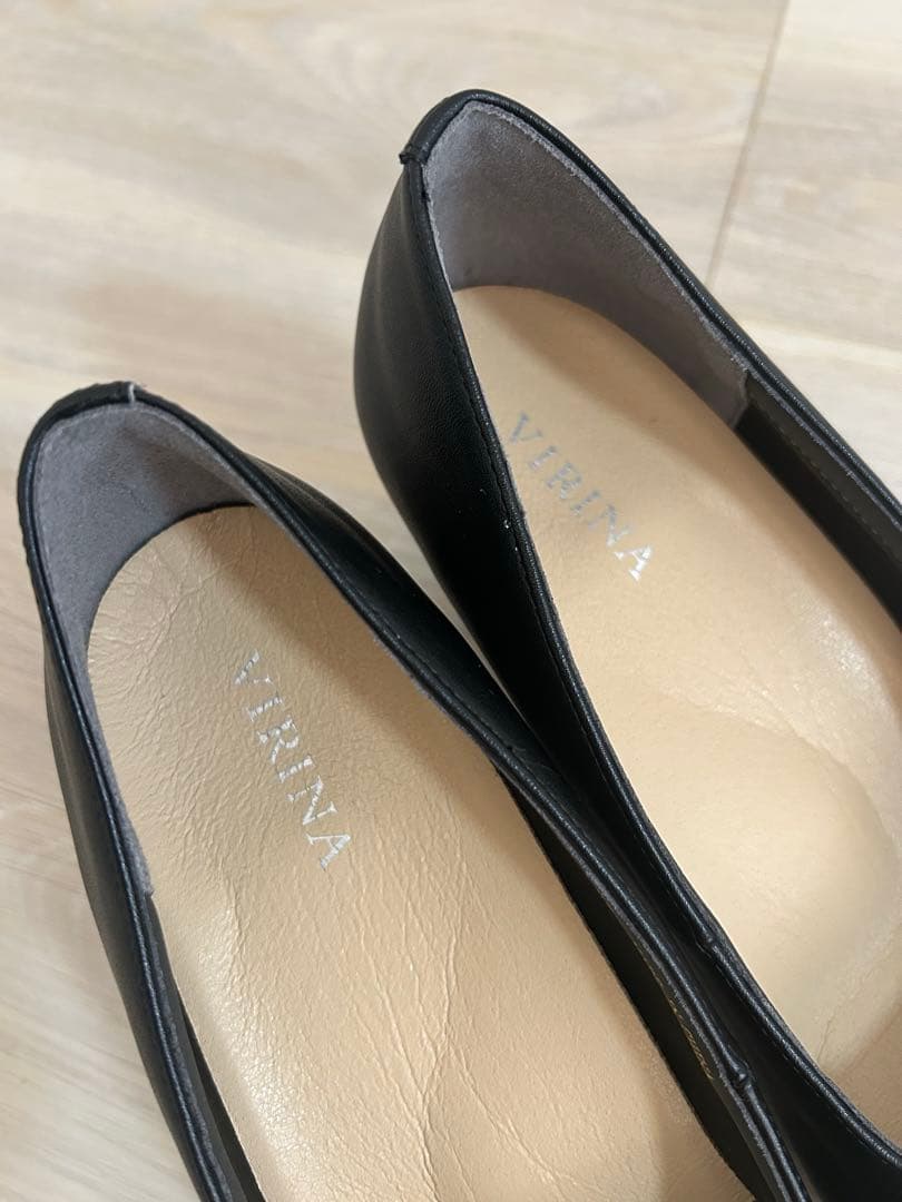 moka様●VIRINA●ヴィリーナ ネセサリーパンプス 黒 24.5 お受験