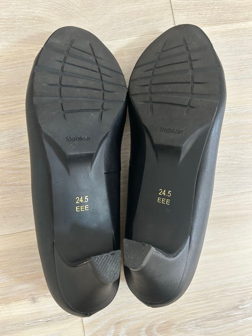 moka様●VIRINA●ヴィリーナ ネセサリーパンプス 黒 24.5 お受験