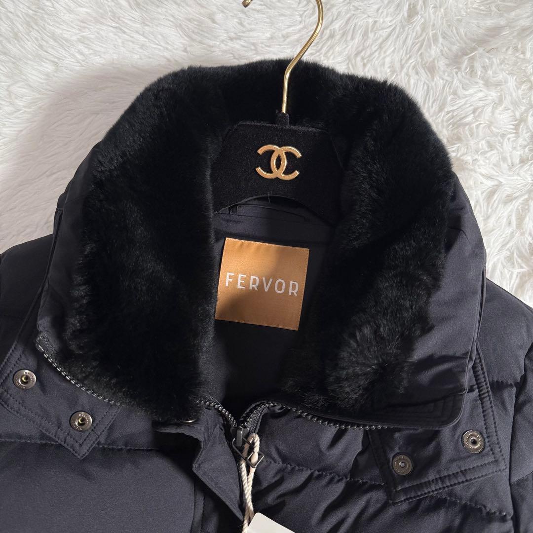 未使用 タグ付き FERVOR フェーバー ダウンコート Aライン ロング