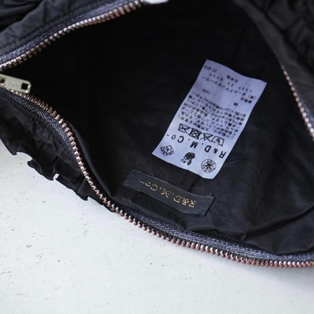 完売品　R&D.M.Co- オールドマンズテーラー　フリルボディバッグ　黒