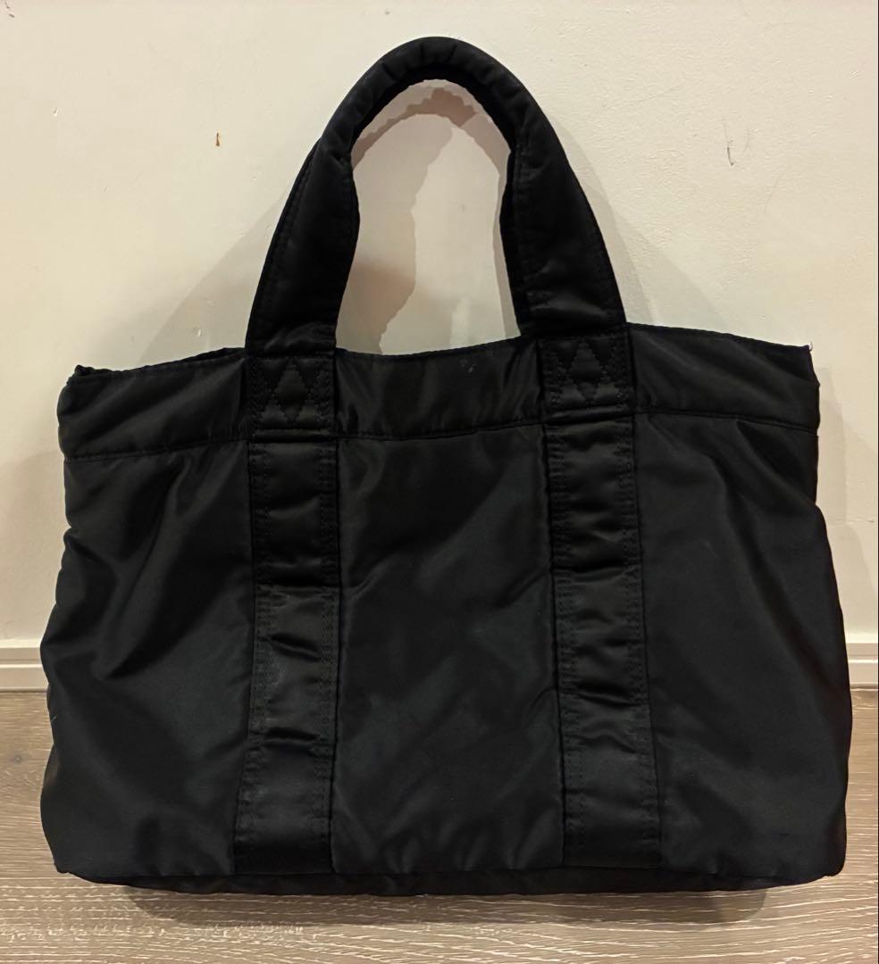 A4可　ポーター　トートバッグ　横長　タンカー　黒　人気　ユニセックス