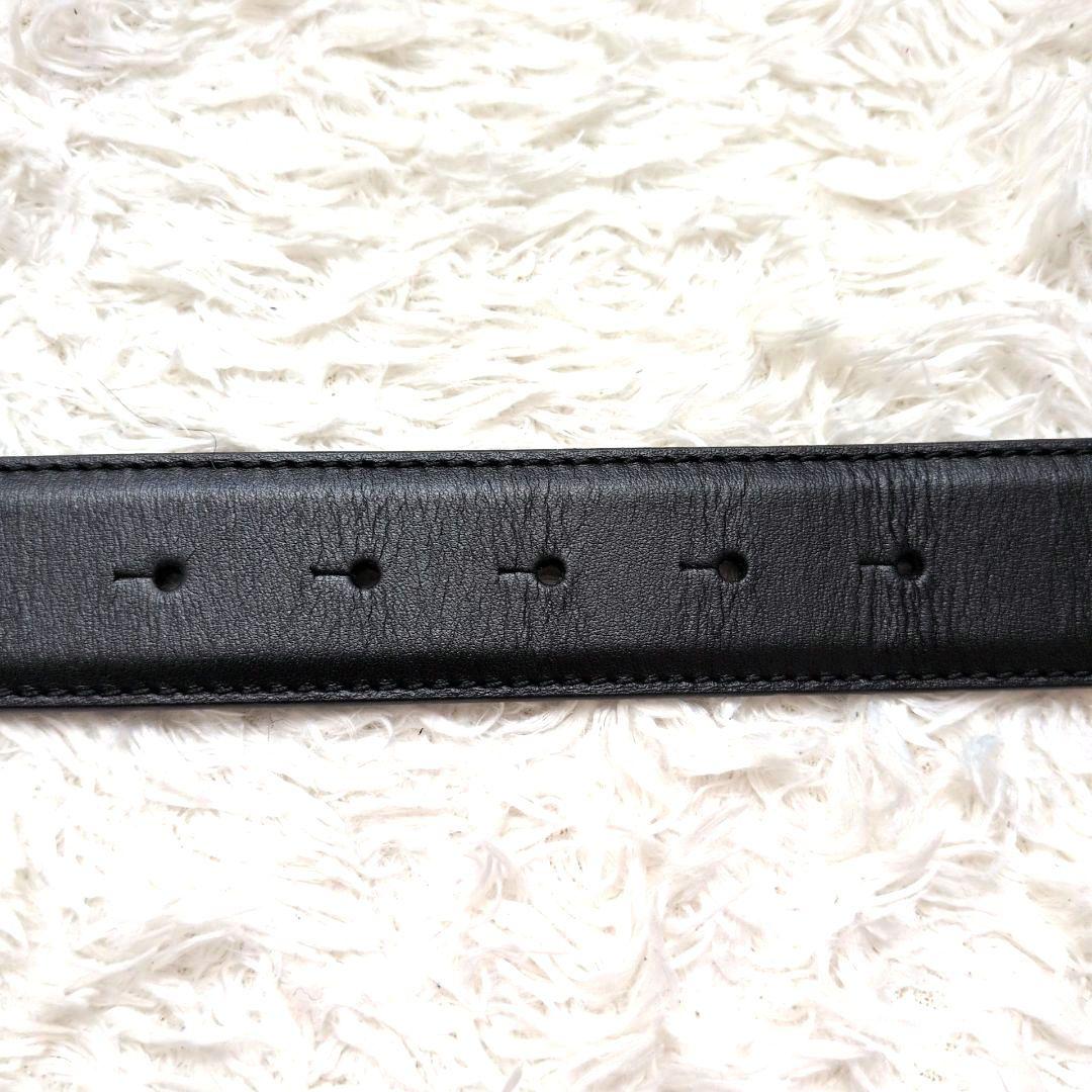 【未使用 タグ,保存袋付き】ヴェルサーチ　メデューサ　レザーベルト　シルバー