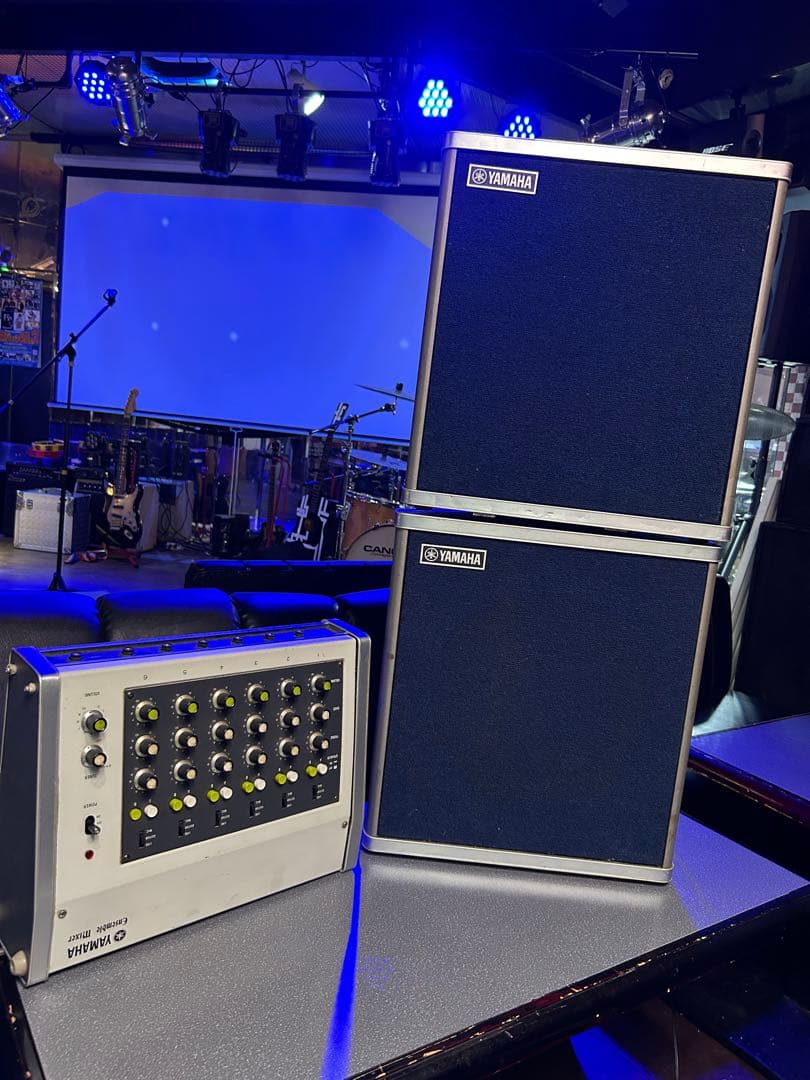 Yamaha 6チャンネルミキサーとスピーカーセット