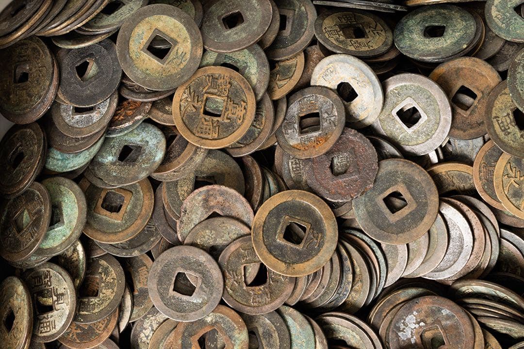 寛永通宝、元豊通宝ほか約5750gロット