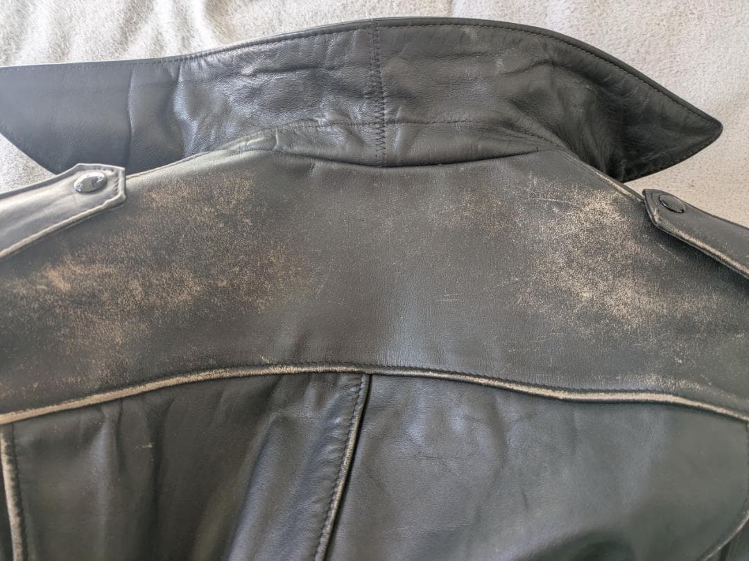 Schott ブラックレザー ジャケット 38