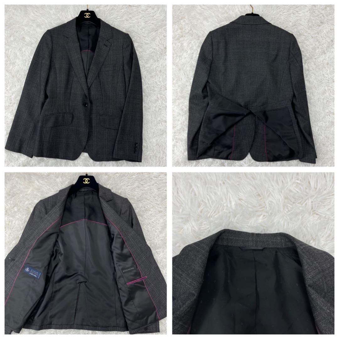 美品✨15号 HILTON セットアップ スーツ LiberO ストレッチ