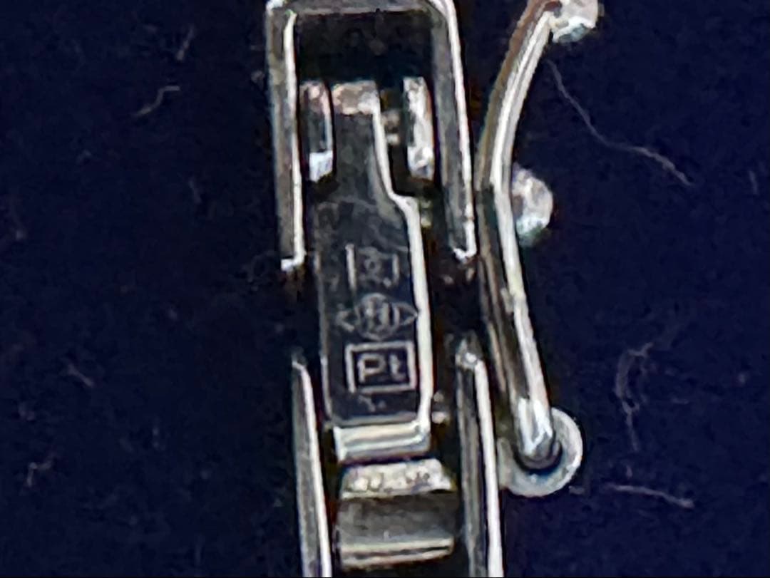 プラチナpt850 喜平ネックレス 6面 ダブル 11g