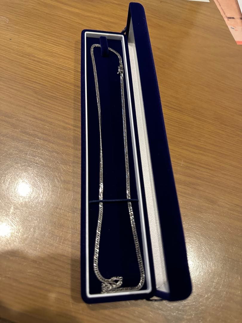 プラチナpt850 喜平ネックレス 6面 ダブル 11g