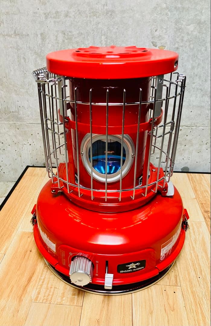 センゴクアラジン　ポータブルガスストーブ レッド SAGBF02A-R