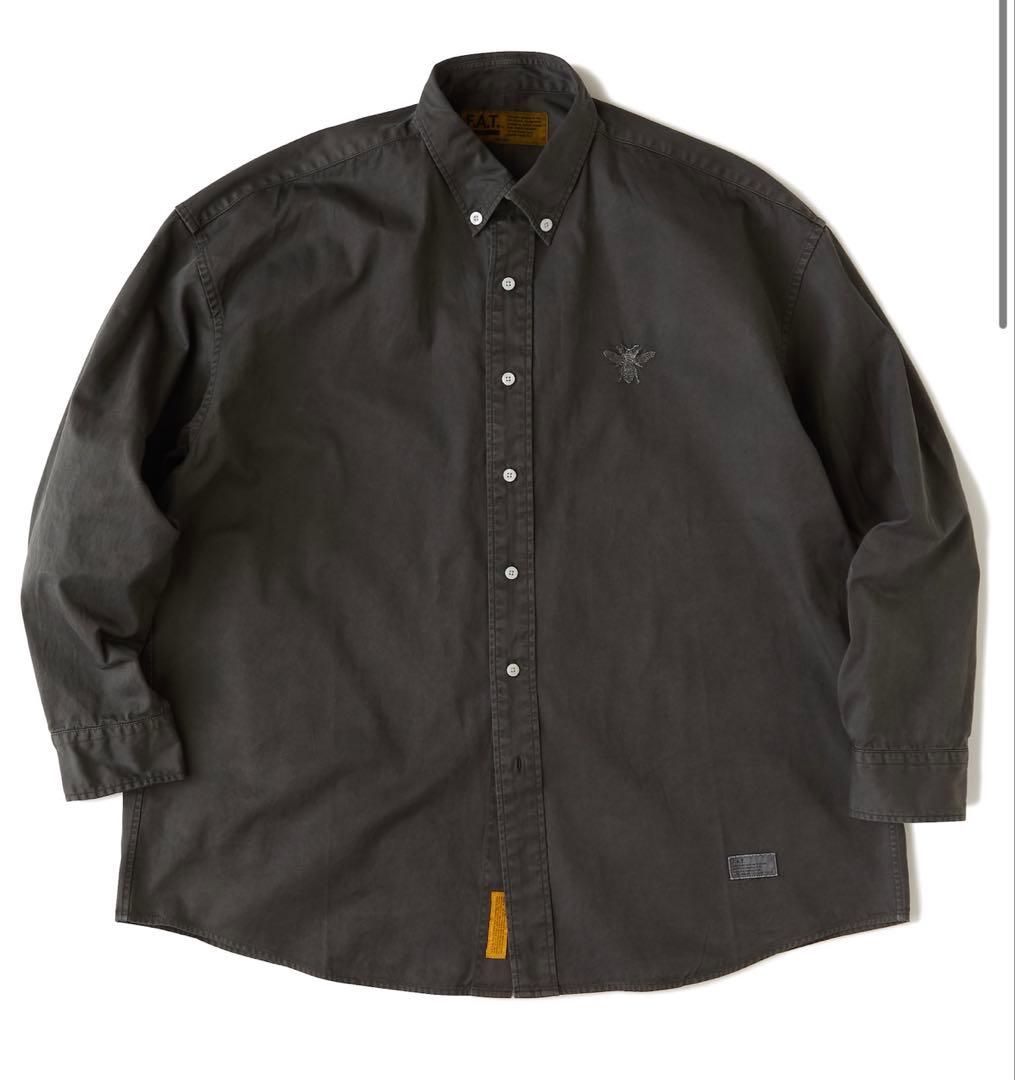 美品FAT BIGMENT シャツ　グレー