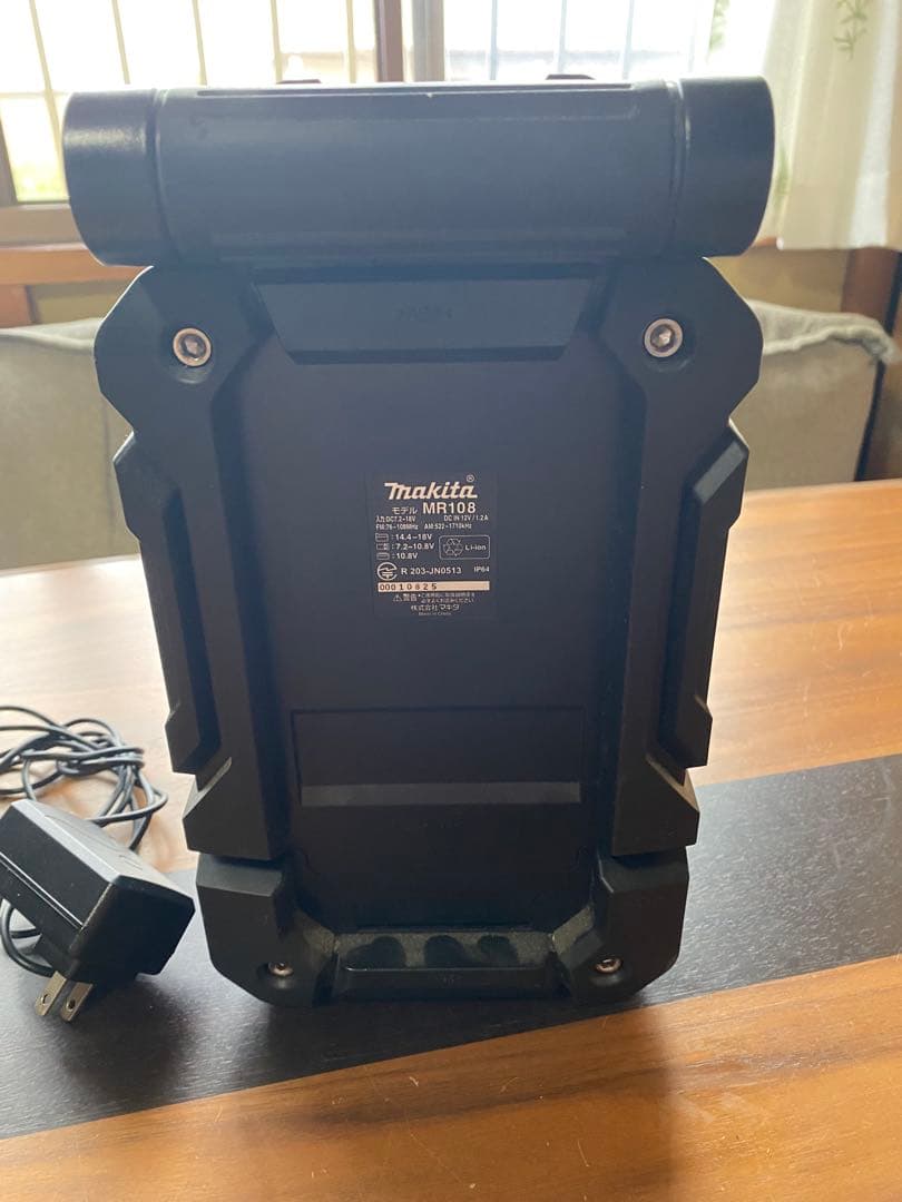 【美品】Makita Bluetoothラジオ　MR108 AC付き