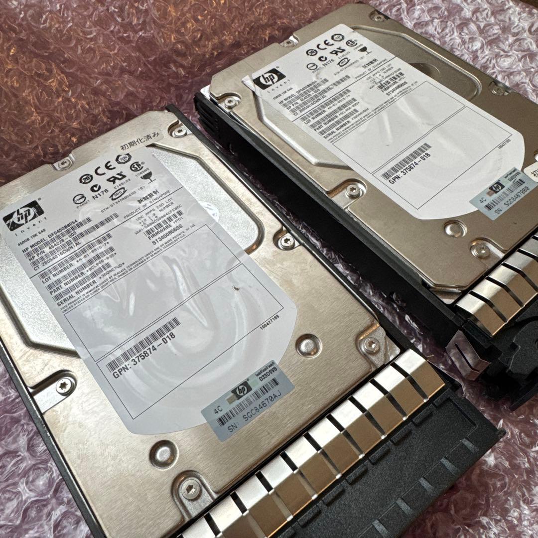 外付けハードディスク・ドライブ DF0450B8054 SAS 450GB