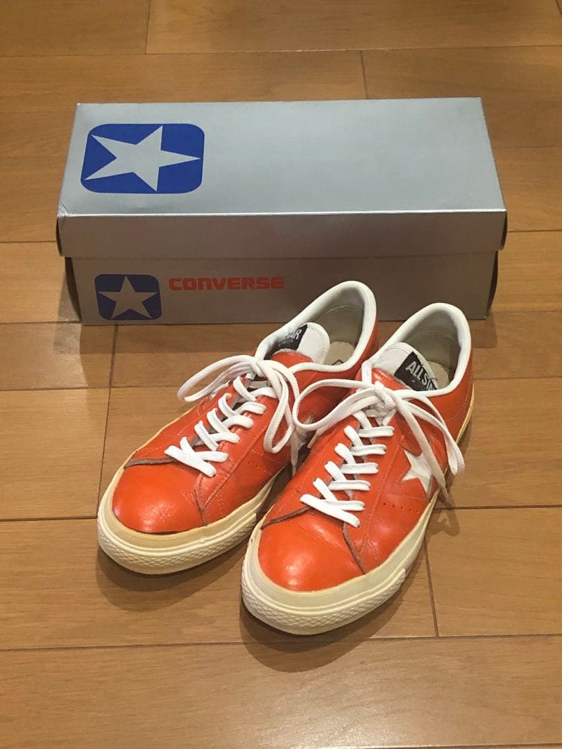 makoccha  90s コンバース ワンスター オレンジ 日本製最初期