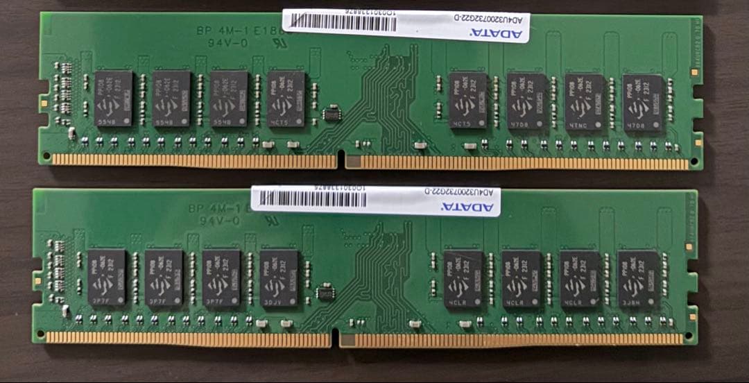 ADATA DDR4-3200 32GB 2枚 64GBセット