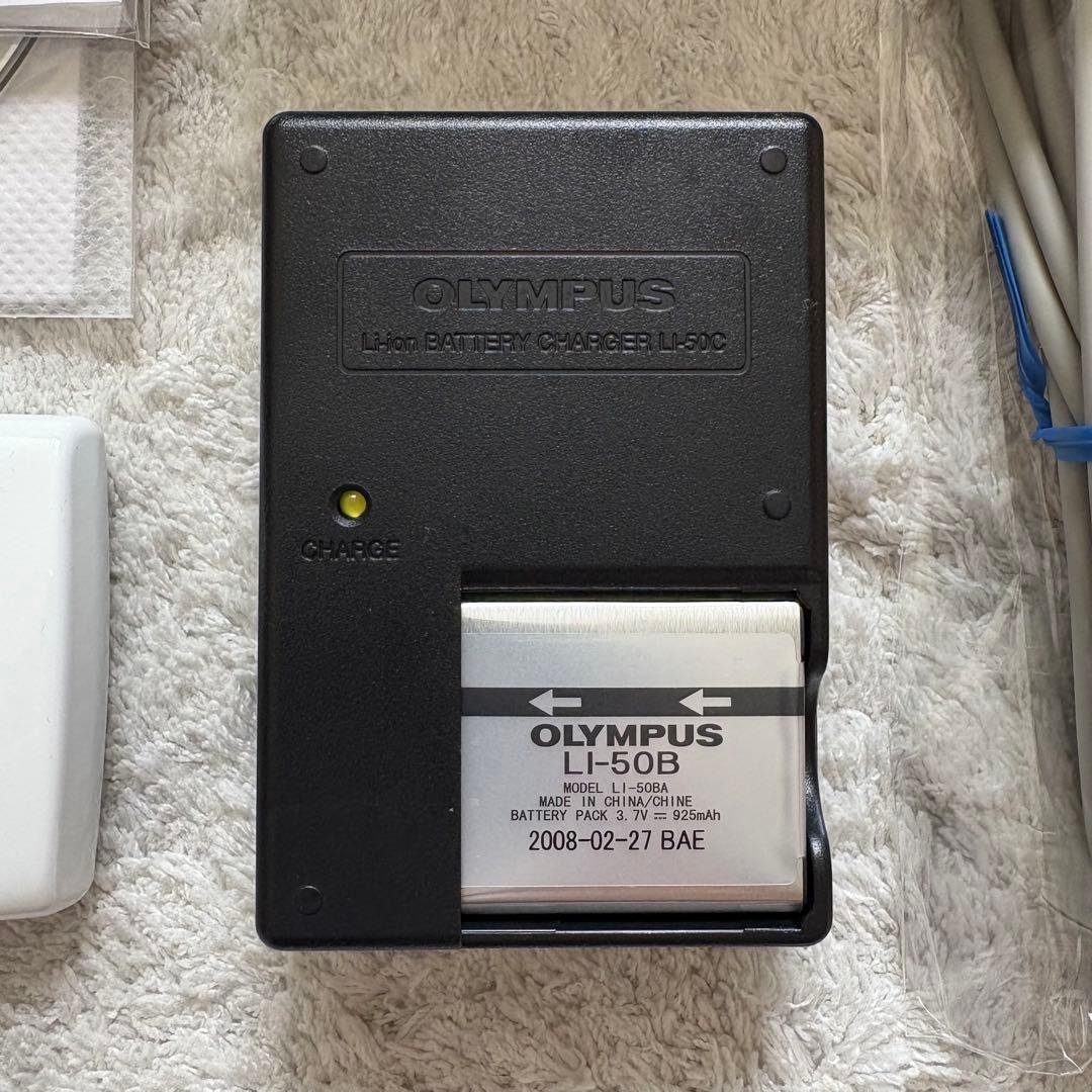 希少品【動作確認済】OLYMPUS オリンパス μ1020 レトロコンデジ 白