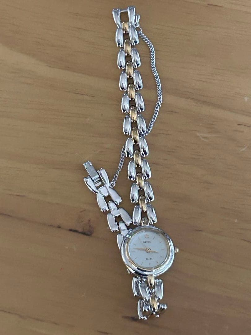 美品SEIKO TISSÉ 4N21-0740シルバー/ゴールド