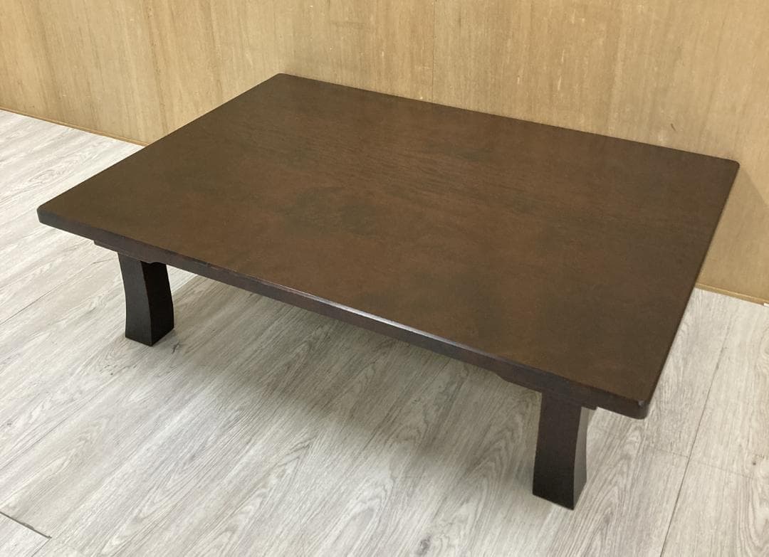 北海道民芸家具　折り畳み　座卓　センターテーブル　樺材　カバ材