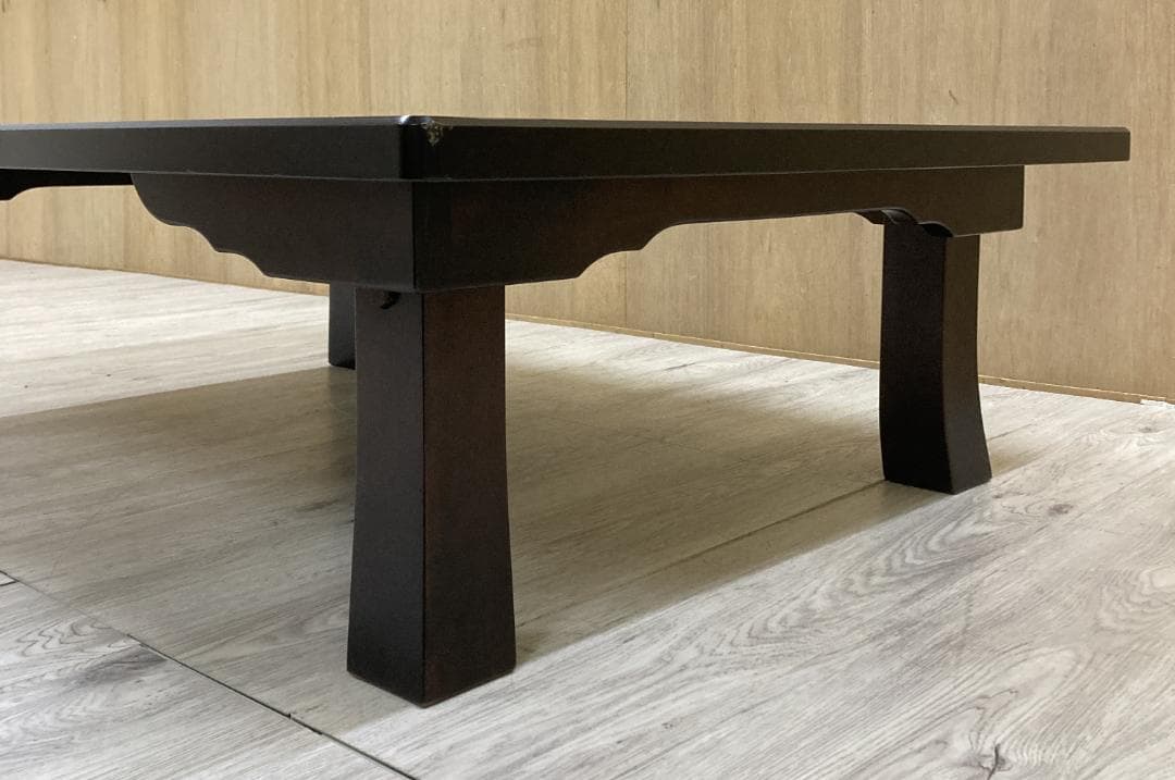 北海道民芸家具　折り畳み　座卓　センターテーブル　樺材　カバ材