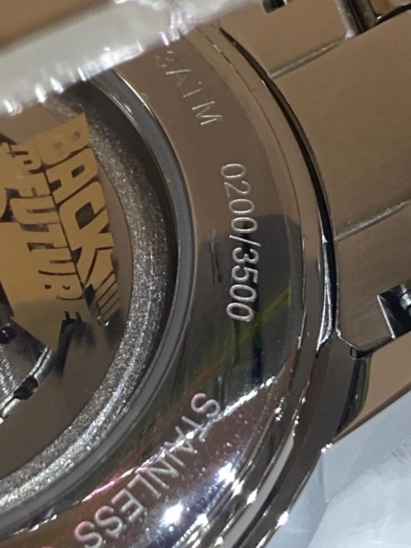 【限定3,000本】バックトゥーザフューチャー オフィシャル機械式腕時計