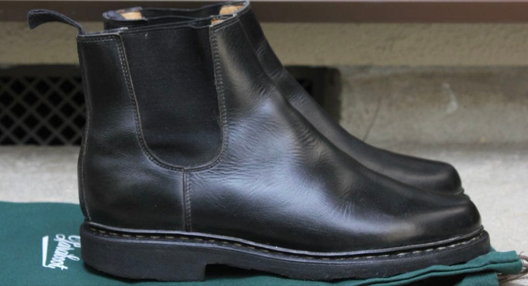 Paraboot VILLETTE ヴィレット ブラック サイドゴアブーツ