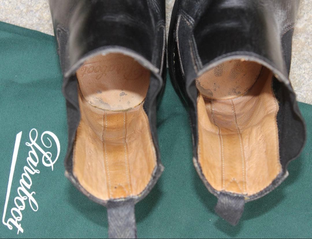 Paraboot VILLETTE ヴィレット ブラック サイドゴアブーツ