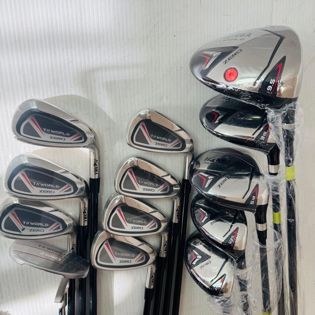 【希少・新品未使用品】ホンマ T WORLD ZERO ゴルフクラブ　フルセット