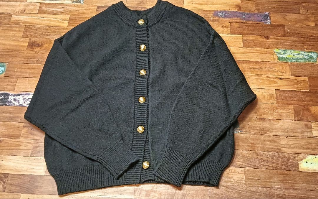 【美品】FRAMeWORK　メタルボタン2WAYカーディガン