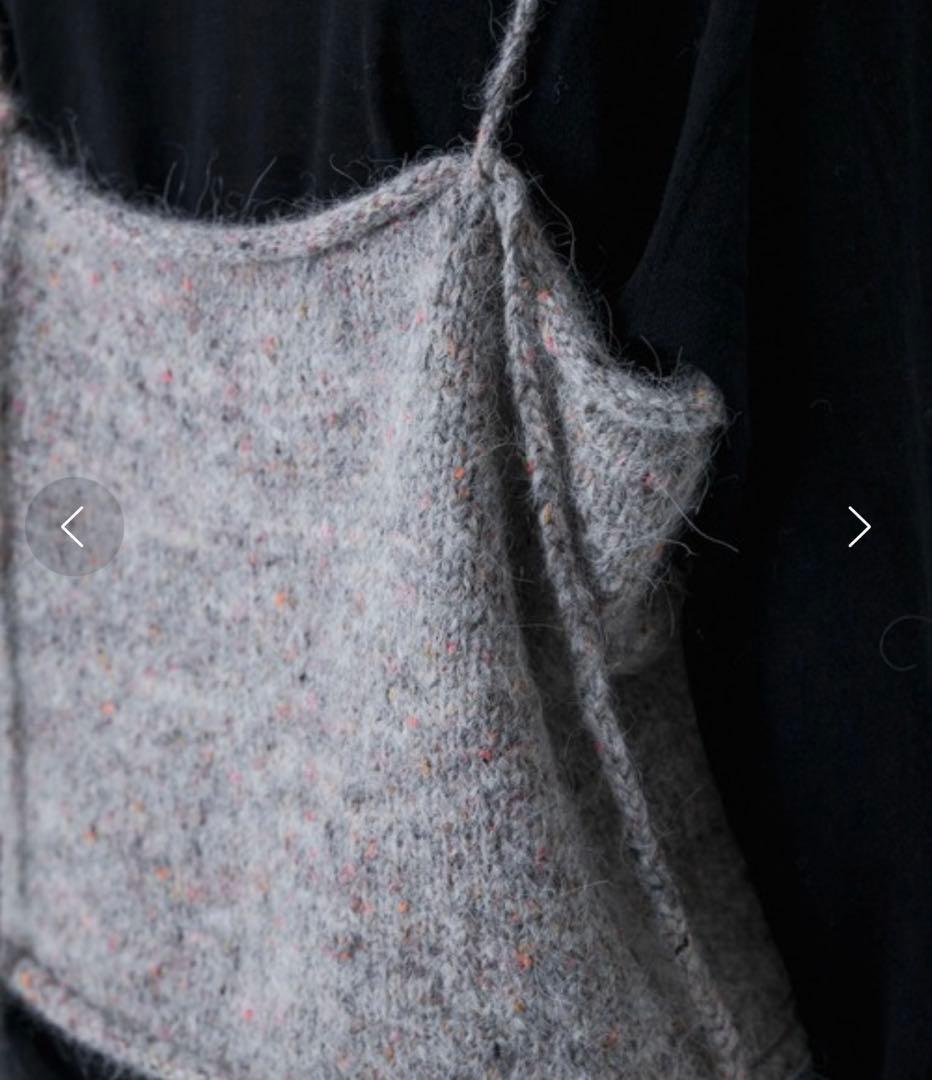 かぐれアルパカニットキャミソール