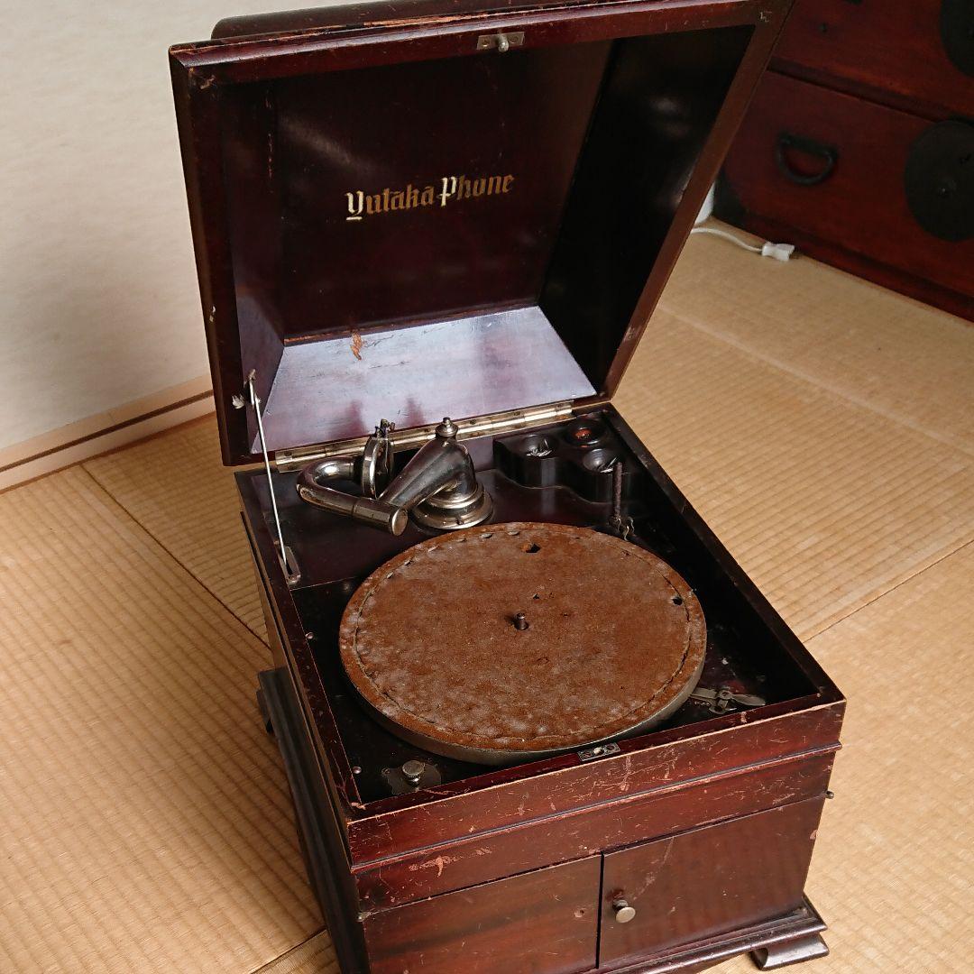 【送料無料】ご自宅のインテリアに、アンティーク蓄音機