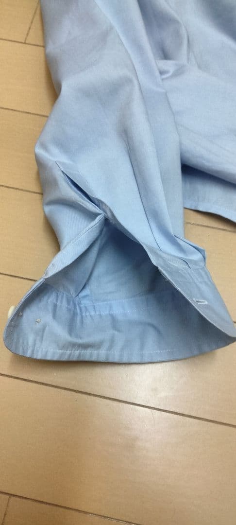 値下げ　visvim 水色 長袖シャツ サイズ1