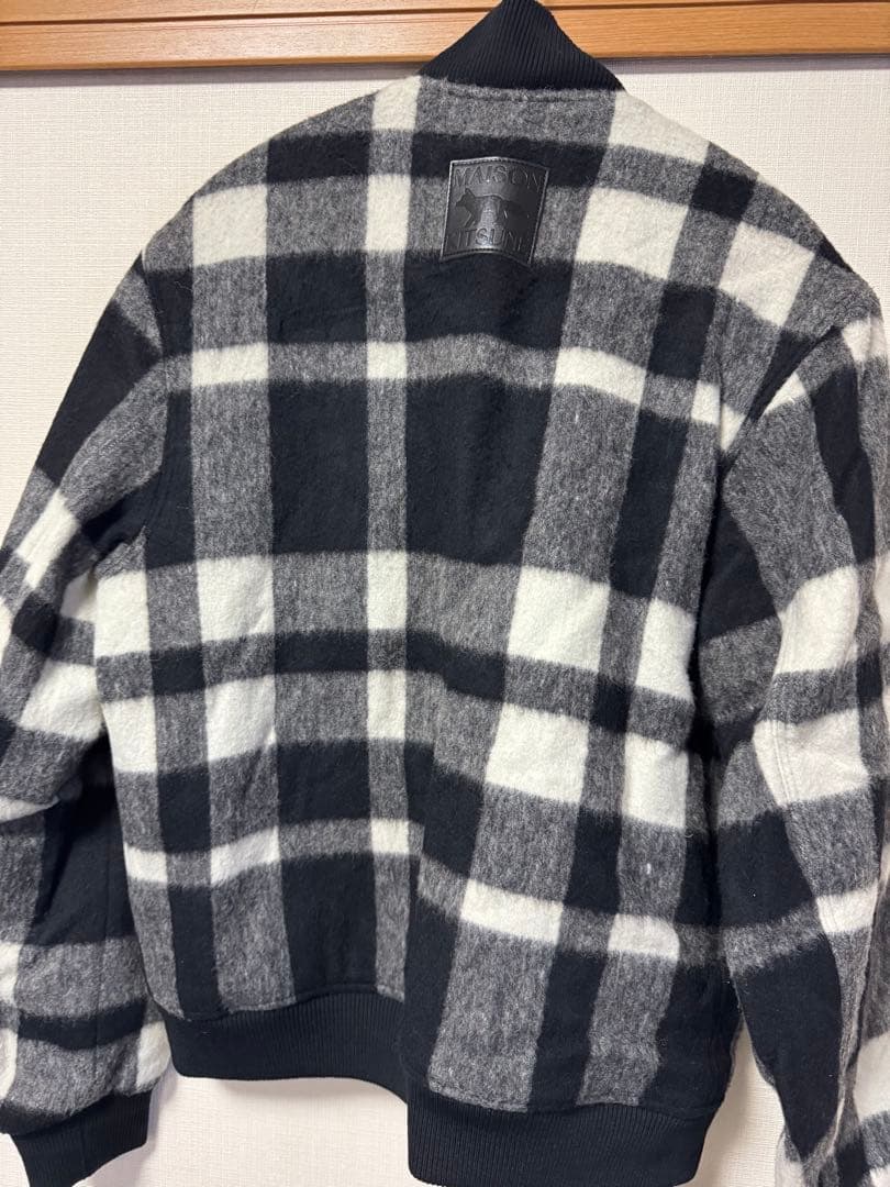 い*お様 MAISON KITSUNÉ ウールブレンドボンバージャケット