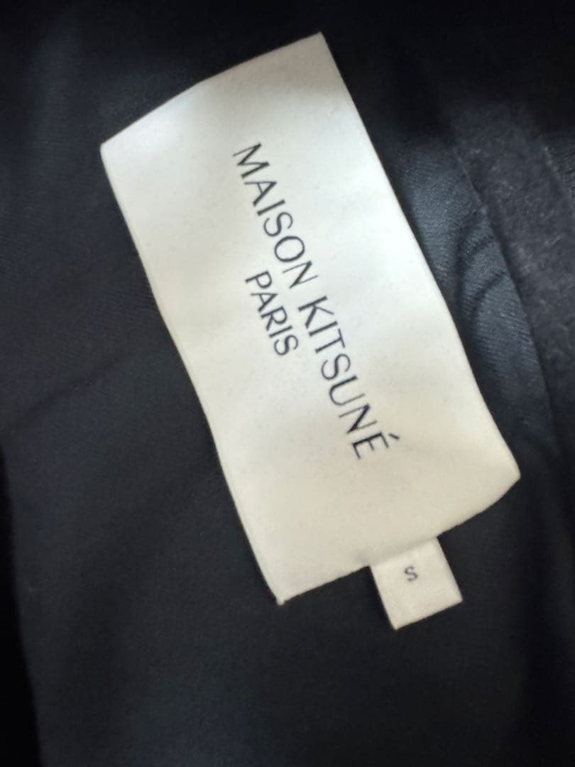 い*お様 MAISON KITSUNÉ ウールブレンドボンバージャケット