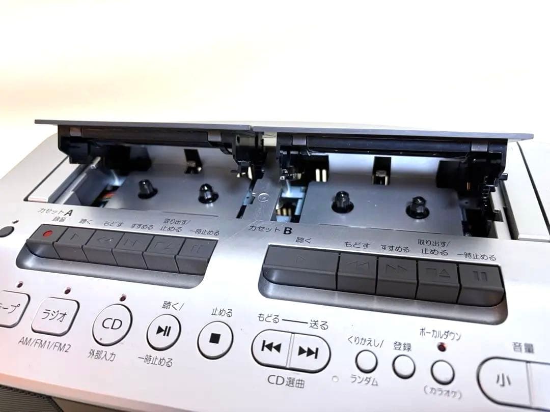 【音出し・動作確認済】TOSHIBA CD ラジオカセット　TY-CDW990