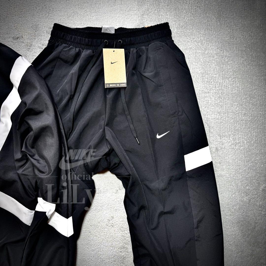 【Ｓサイズ】新品未使用　NIKE上下セットアップ　ウーブン　バスケ　黒　010