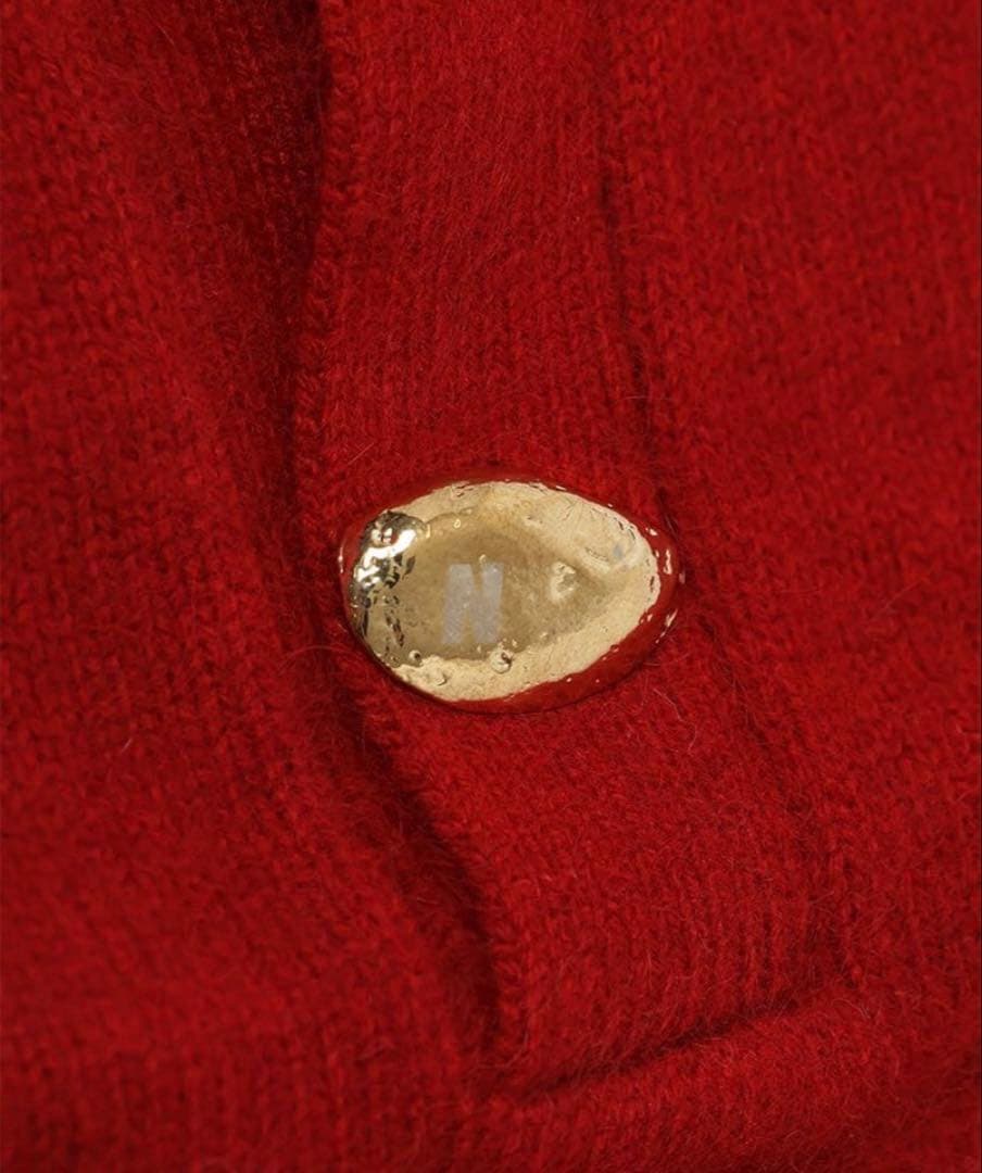 トップス NKNIT raccoon mix skipper KNIT